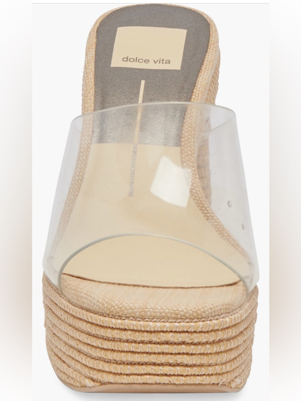 NIB DOLCE VITA LICHIA HEELS NATURAL BEAUTIFUL VERSATILE WORN ONCE - Picture 1 of 10